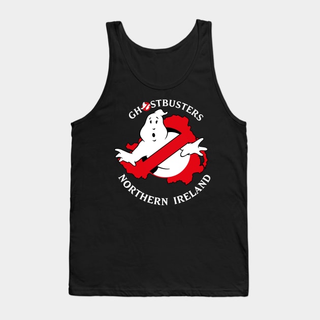 Ghostbusters Northern Ireland Round Logo - Dark Tank Top by ghostbustersni